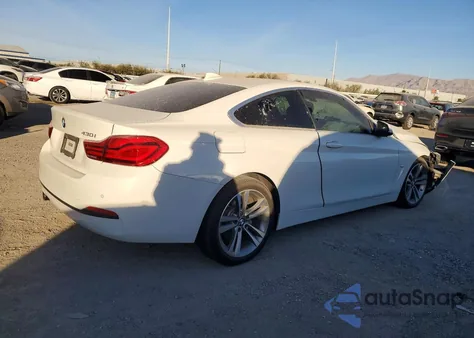 2019 BMW 430I z USA, uszkodzony, nr VIN WBA4W3C50KAF92876